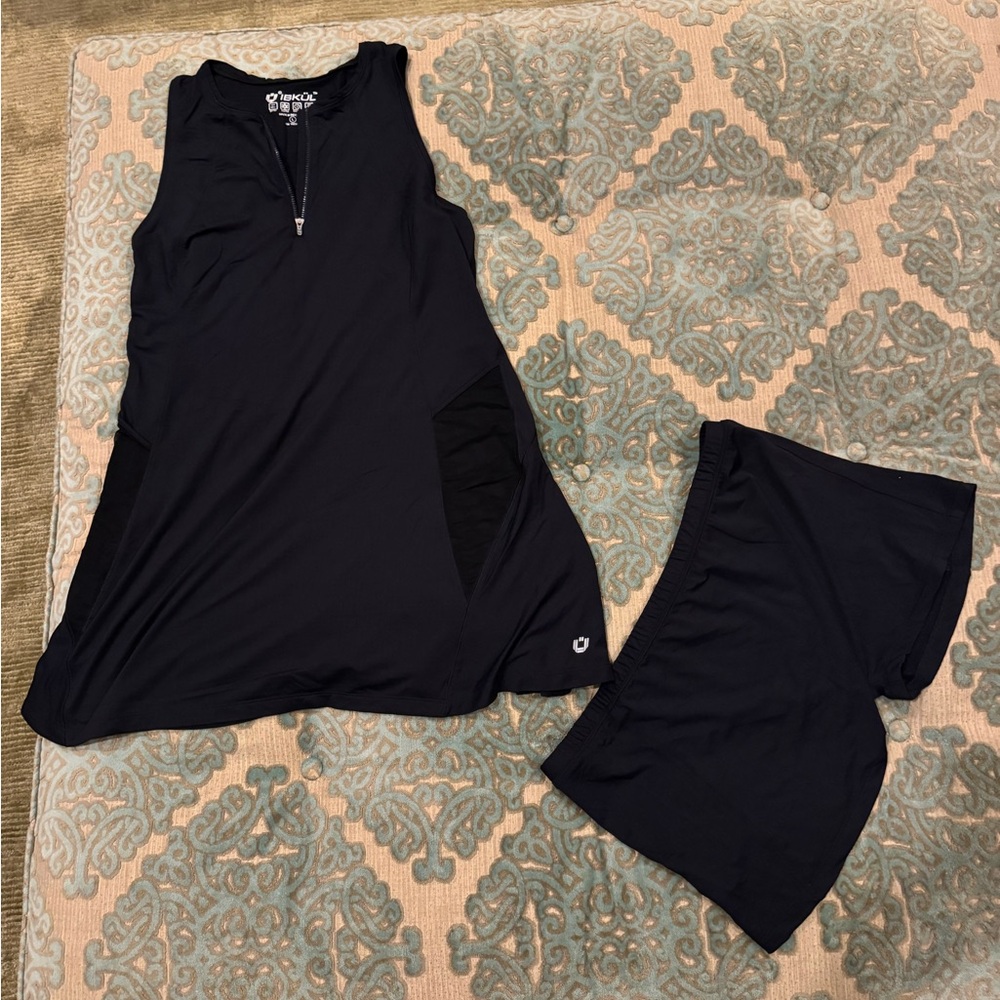 IBKUL black tennis dress and (never worn) under pants